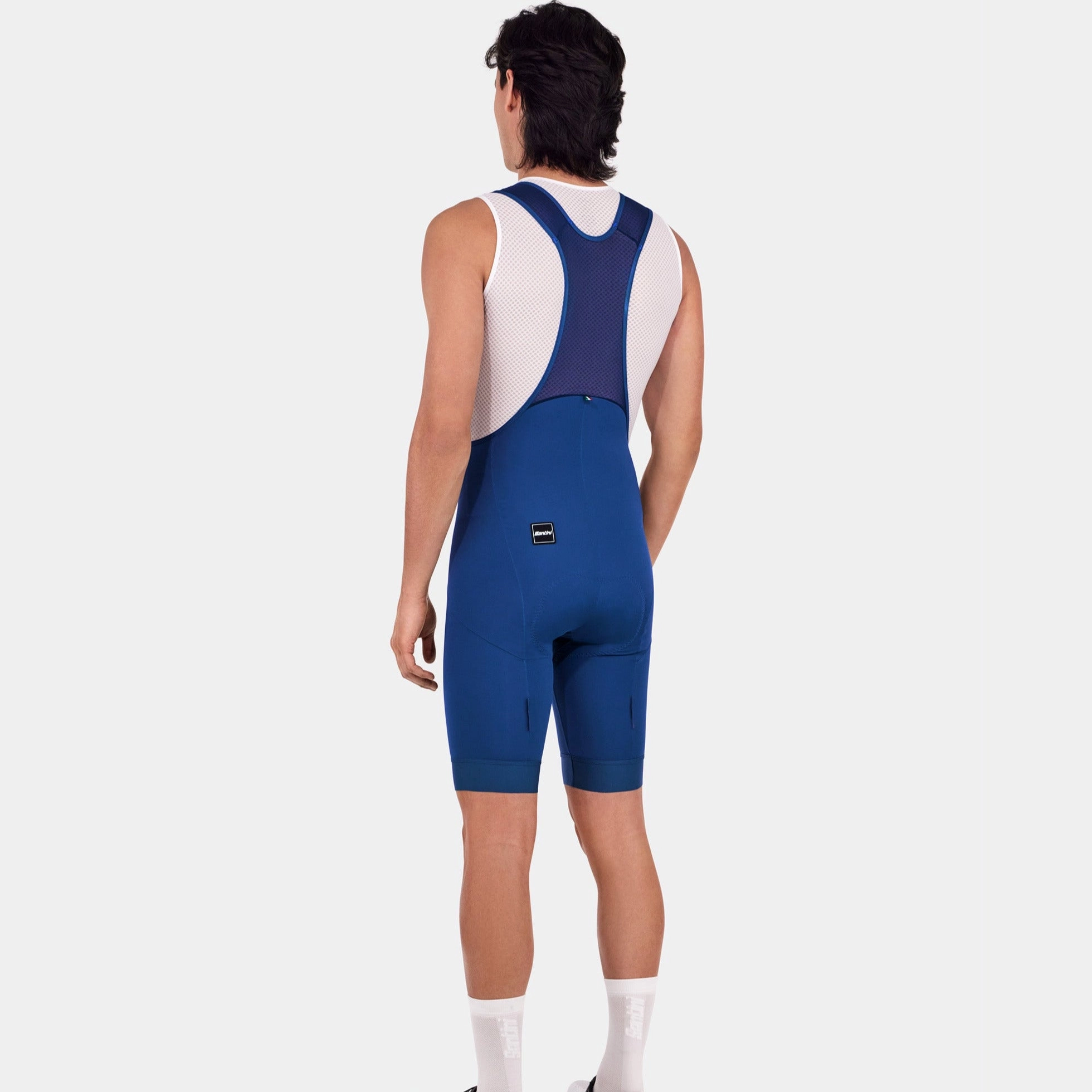 Santini RTR bib short - Blue