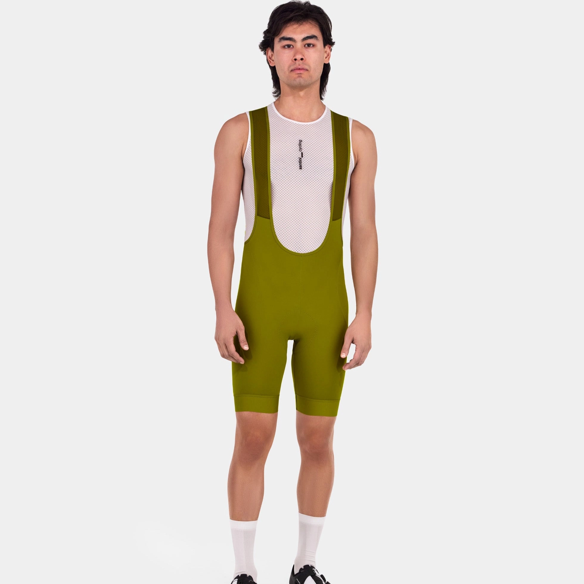 Santini RTR bib short - Light Green