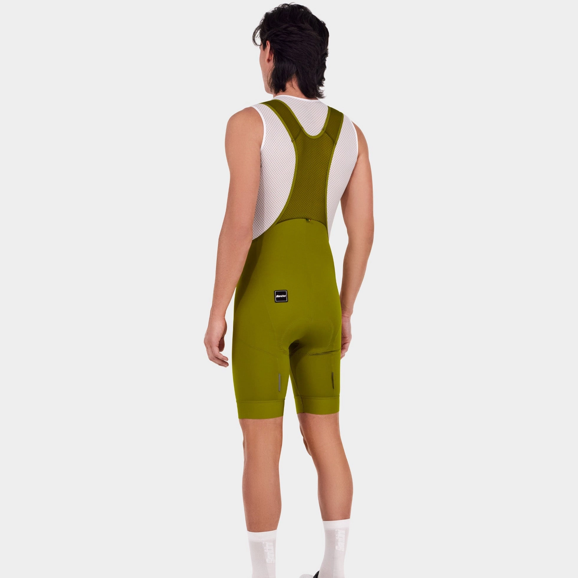 Santini RTR bib short - Light Green