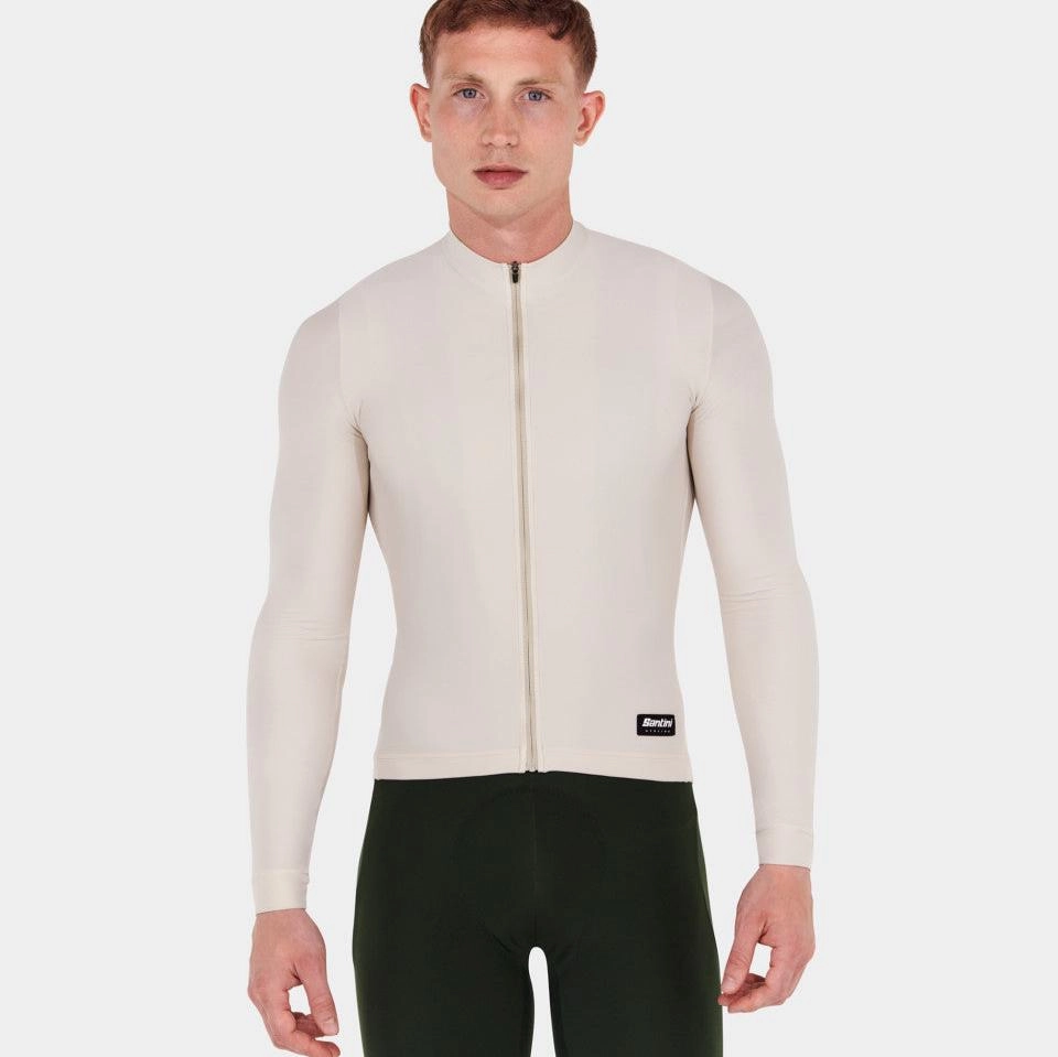 Santini RTR long sleeve jersey - Beige