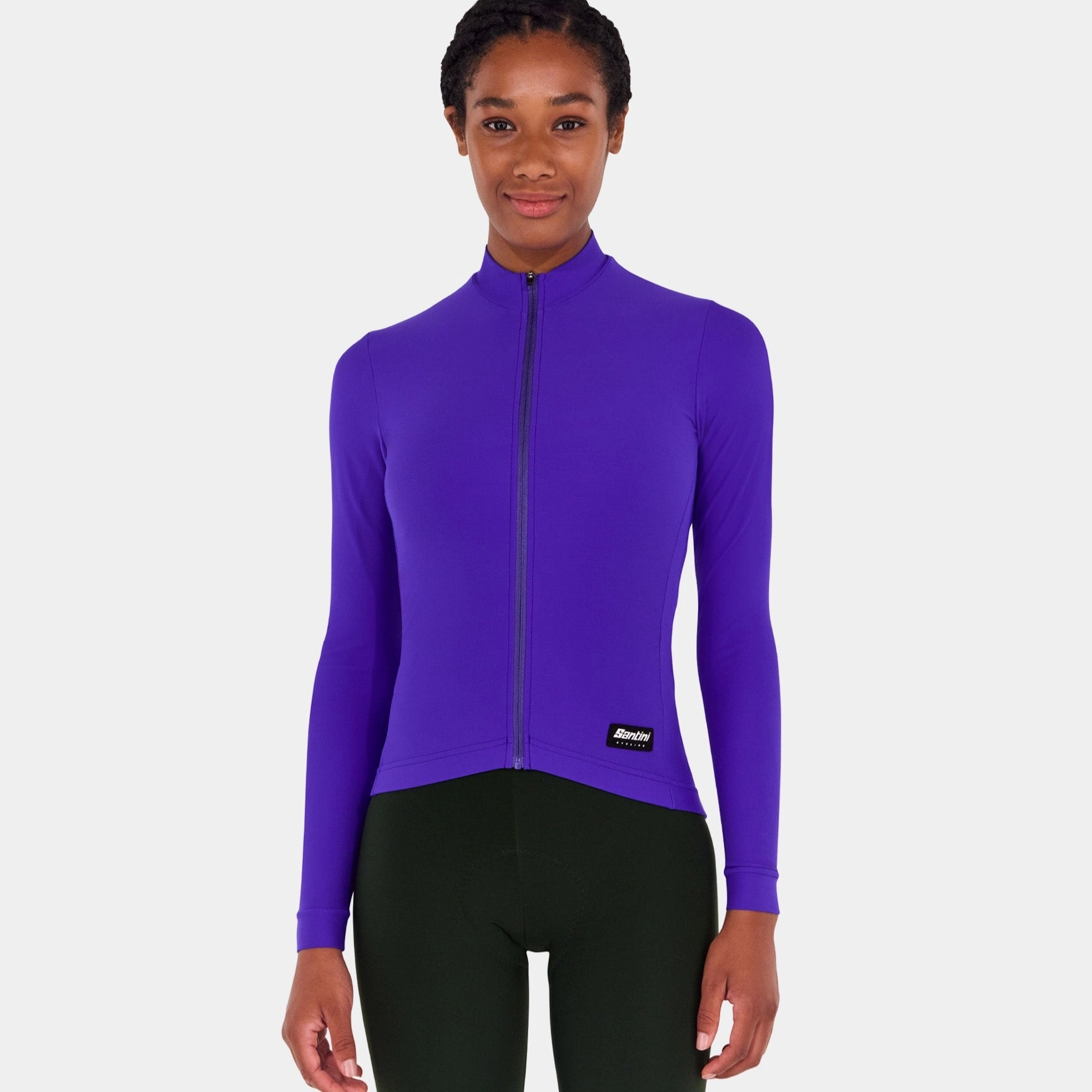 Santini RTR long sleeve jersey - Dark purple
