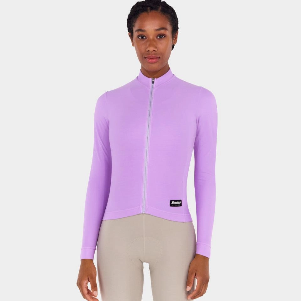 Santini RTR long sleeve jersey - Purple