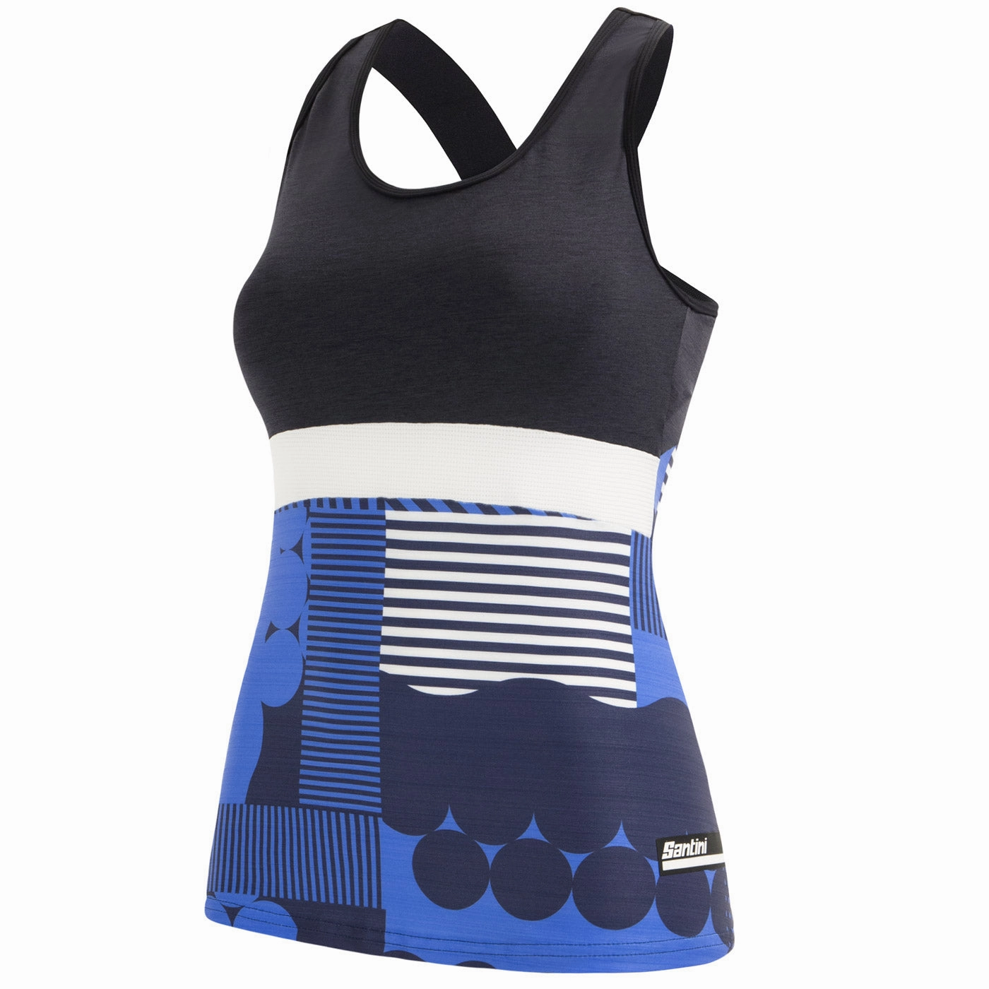 Santini Scia Optic women top - Blue