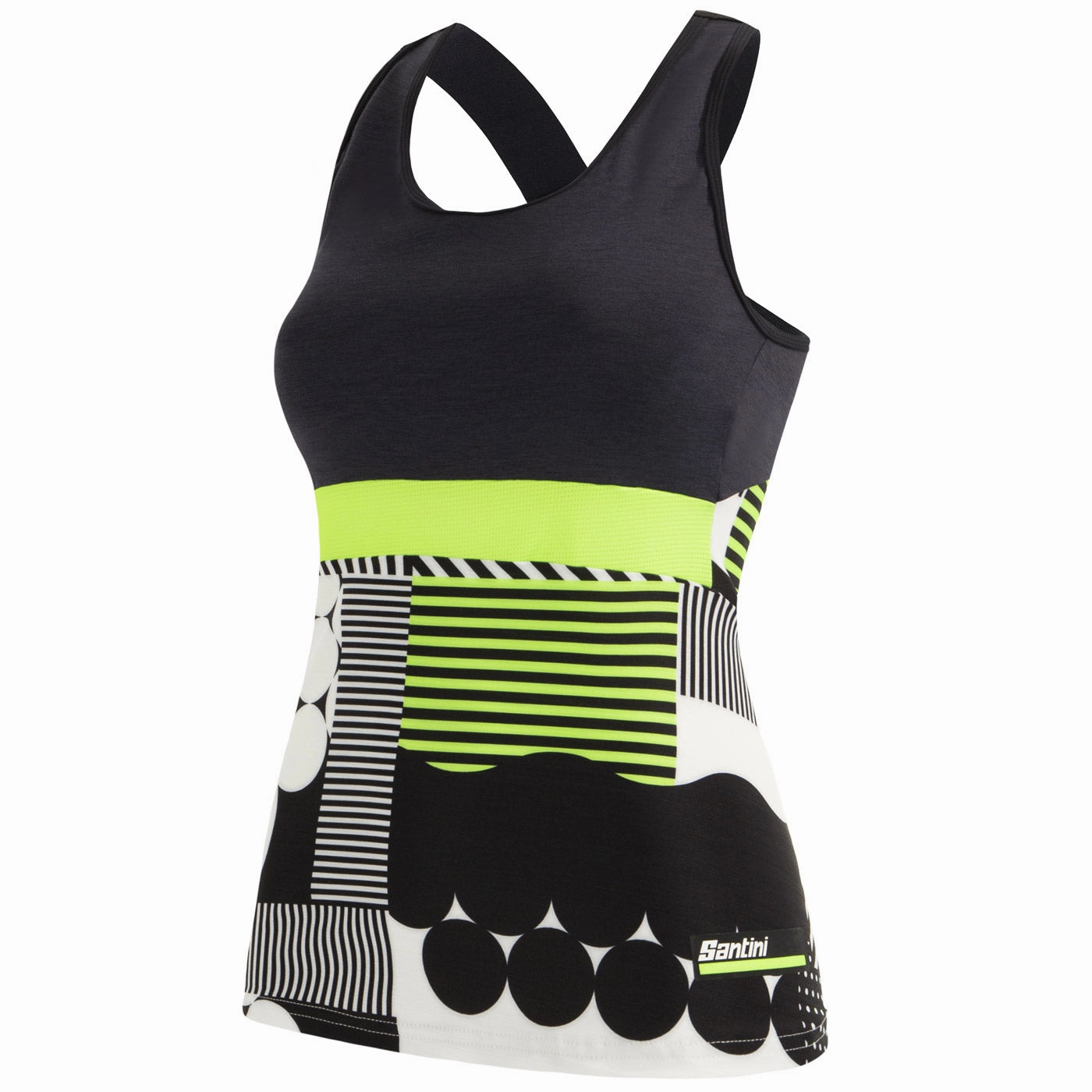 Santini Scia Optic women top - White