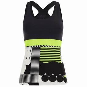Santini Scia Optic women top - White
