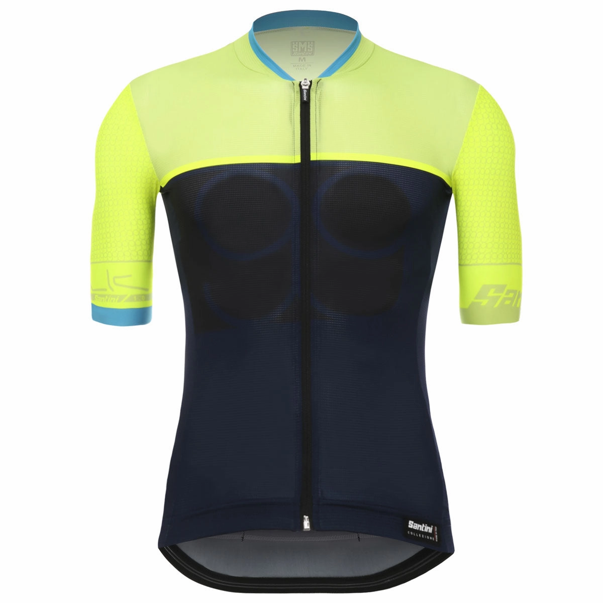 Santini Sleek 99 Jersey - Yellow fluo
