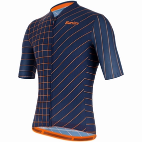 Santini Sleek Dinamo jersey - Blue