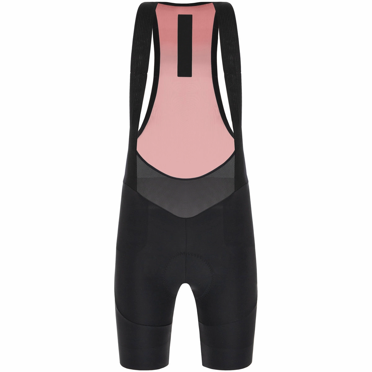 Santini Sleek Raggio women bib short - Black