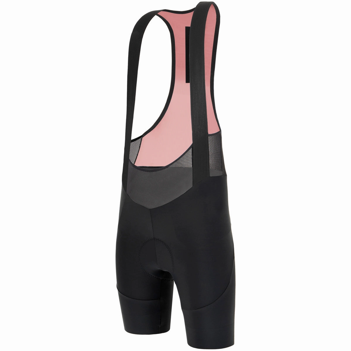 Santini Sleek Raggio women bib short - Black