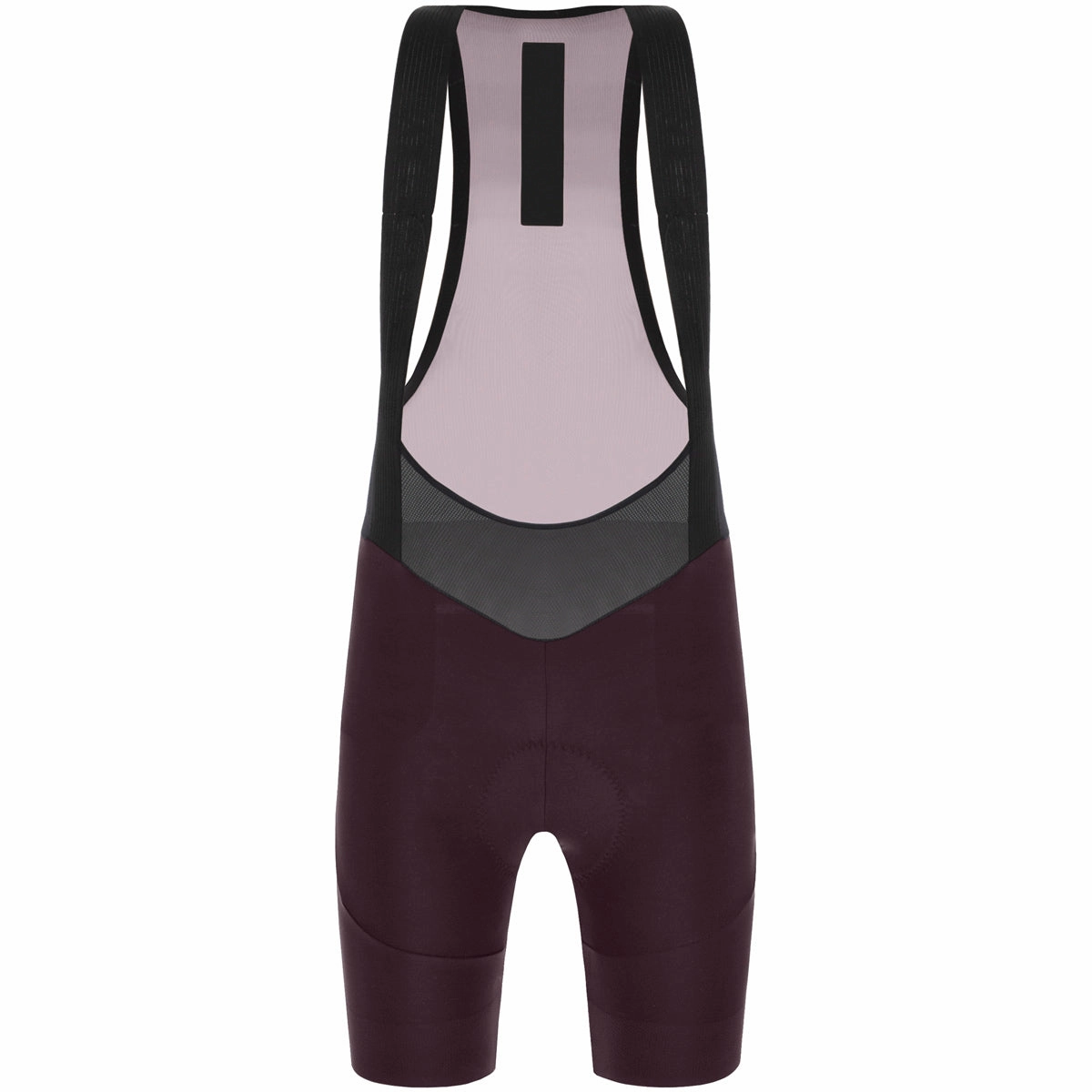 Santini Sleek Raggio women bib short - Burgundy