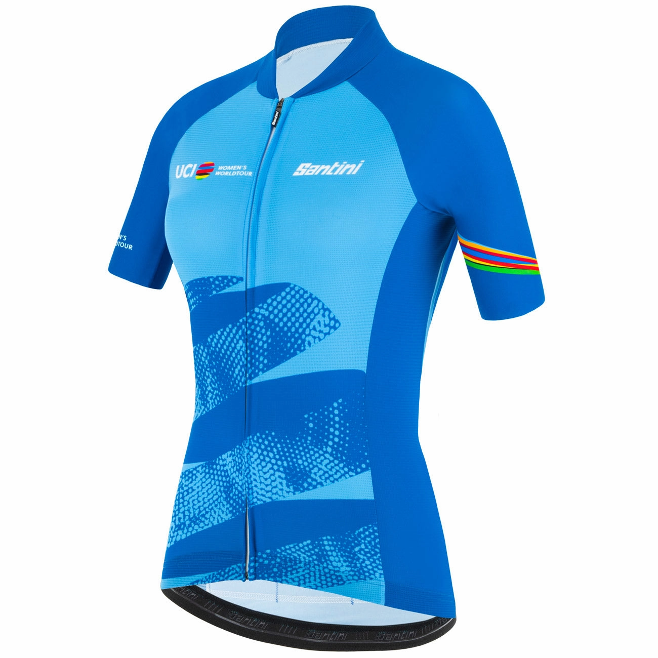 Santini UCI Women World woman jersey - Light blue