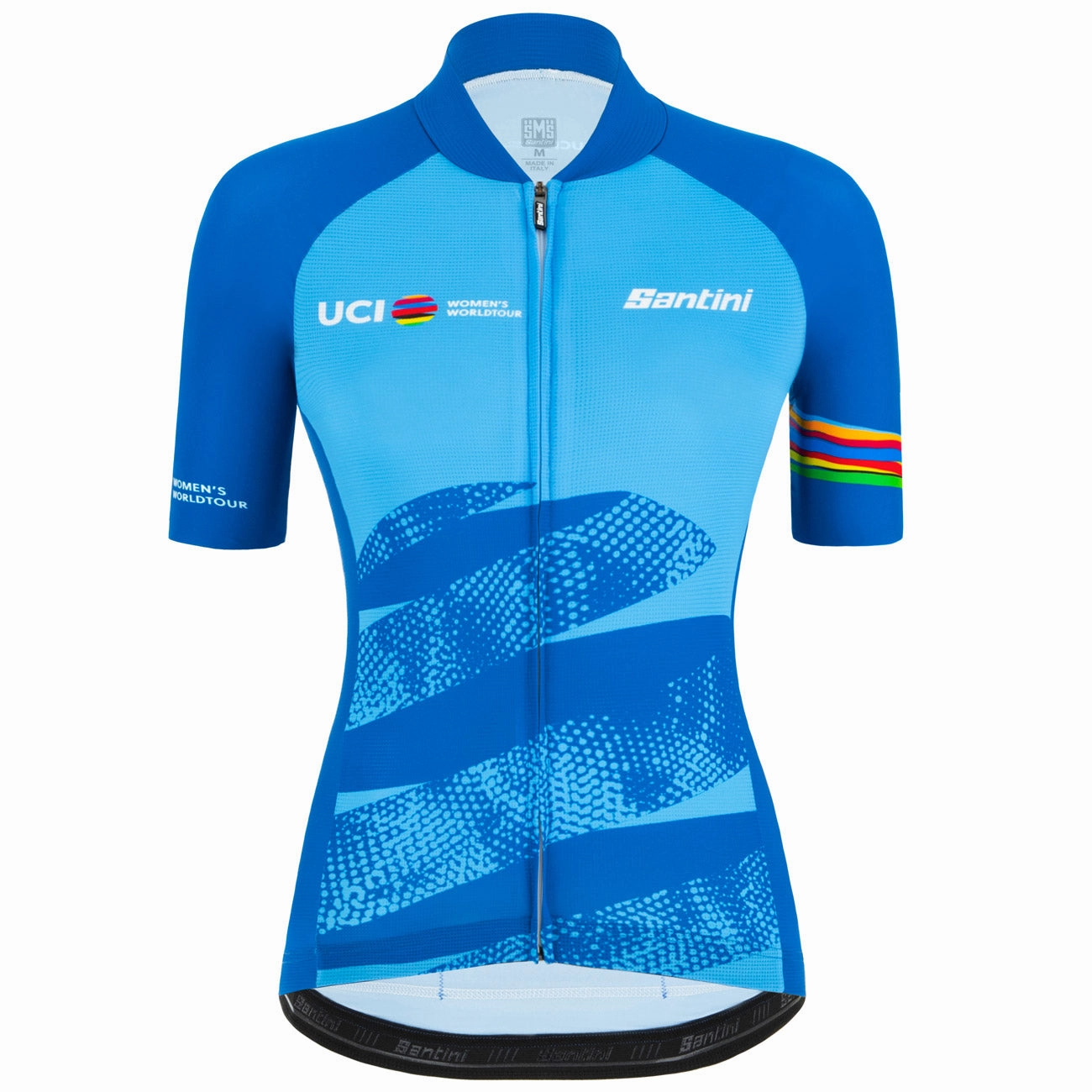 Santini UCI Women World woman jersey - Light blue