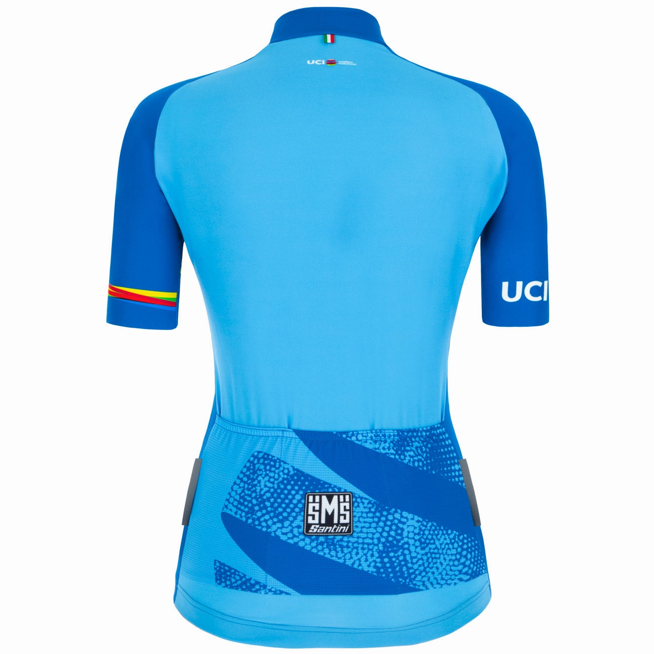 Santini UCI Women World woman jersey - Light blue