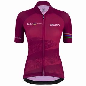 Santini UCI Women World woman jersey - Pink