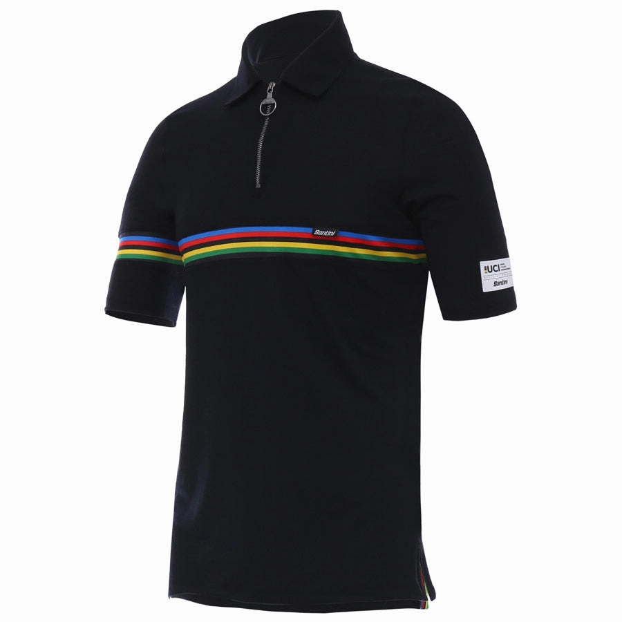 Santini UCI wool Polo