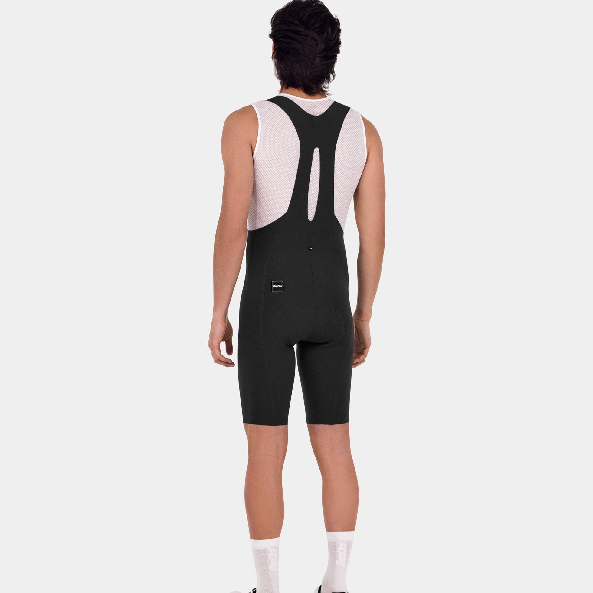 Santini Unico Edge bib short - Black
