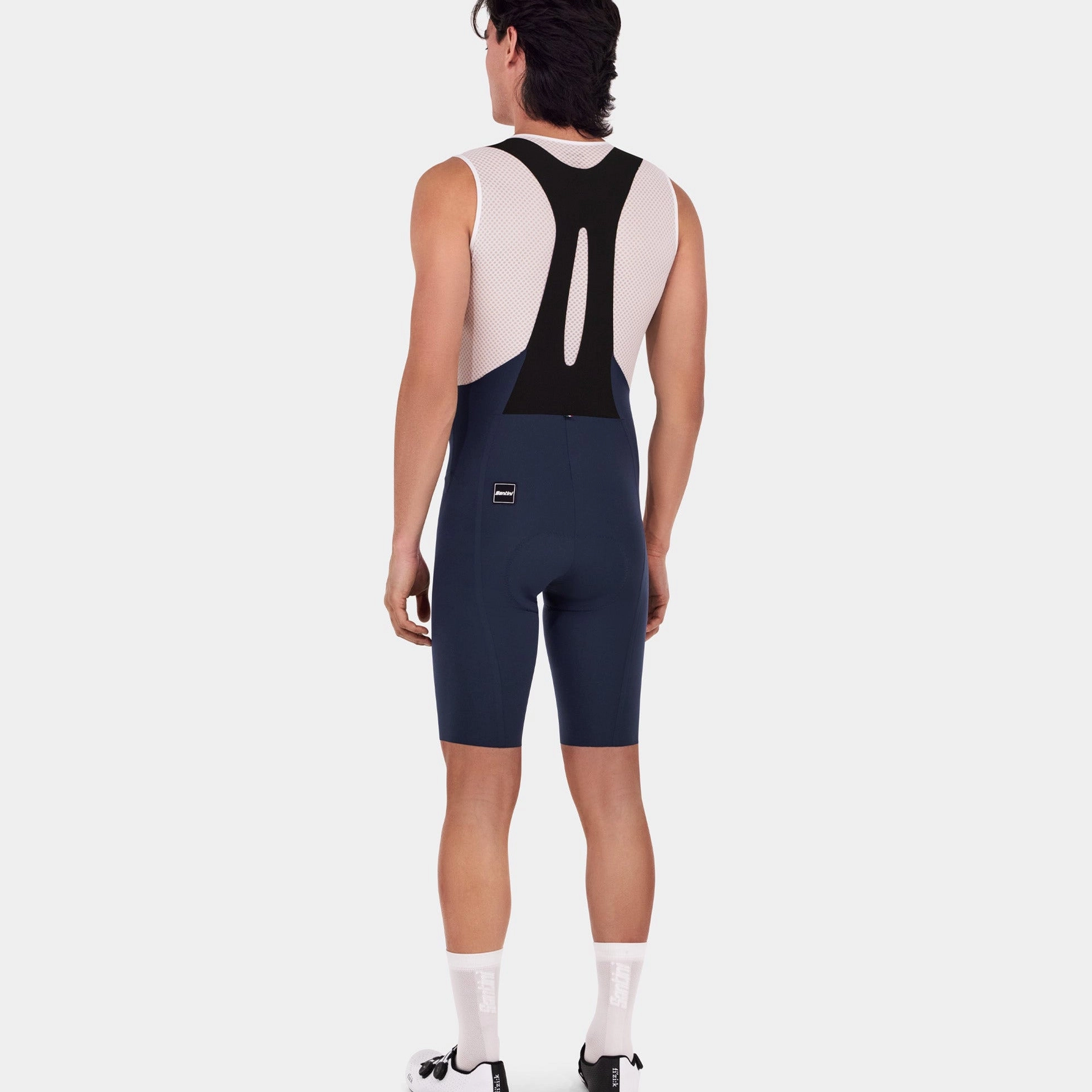 Santini Unico Edge bib short - Blue