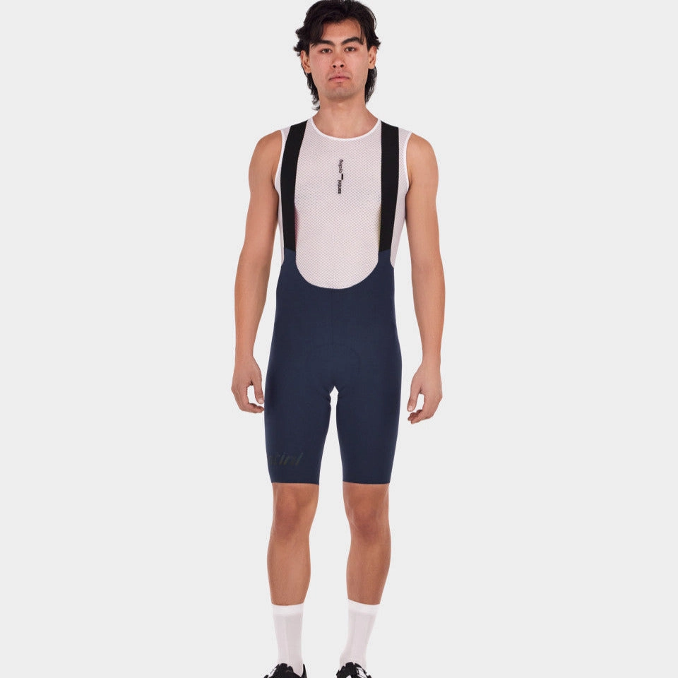 Santini Unico Edge bib short - Blue