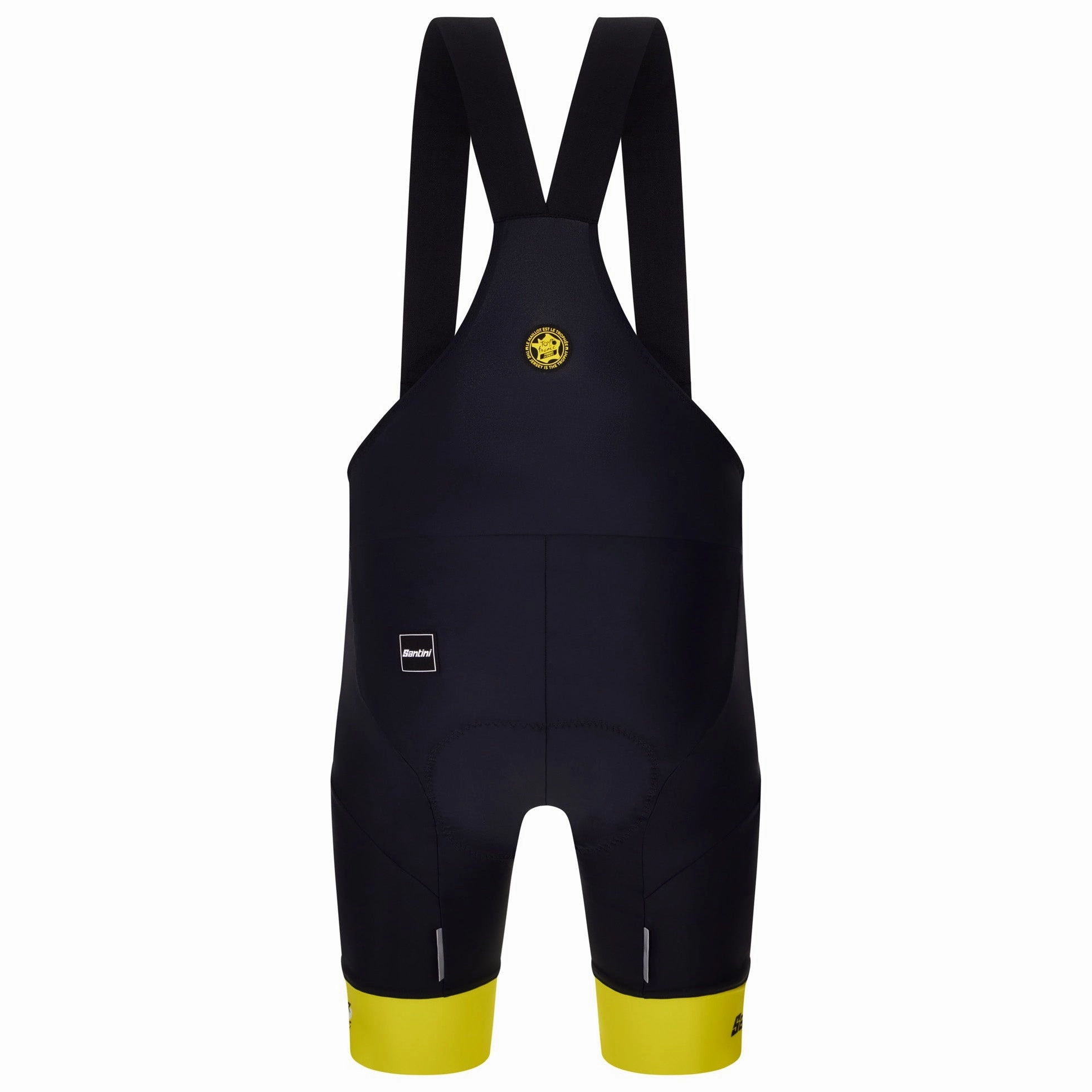 Santini Yellow Tour de France bib shorts 2025 