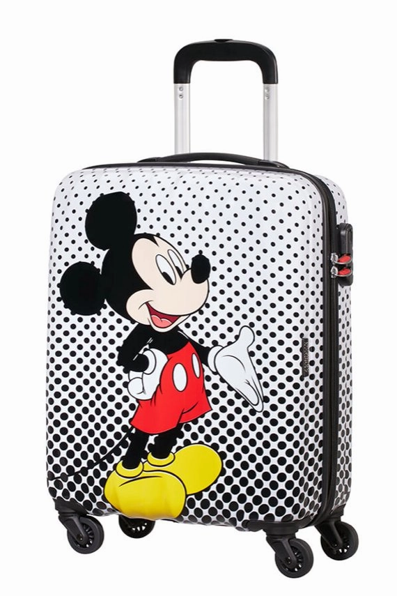 American Tourister Disney Legends Spinner Alfatwist 2.0 55Cm Cabin Spinner | Mickey Polka Dot Today Only Steal