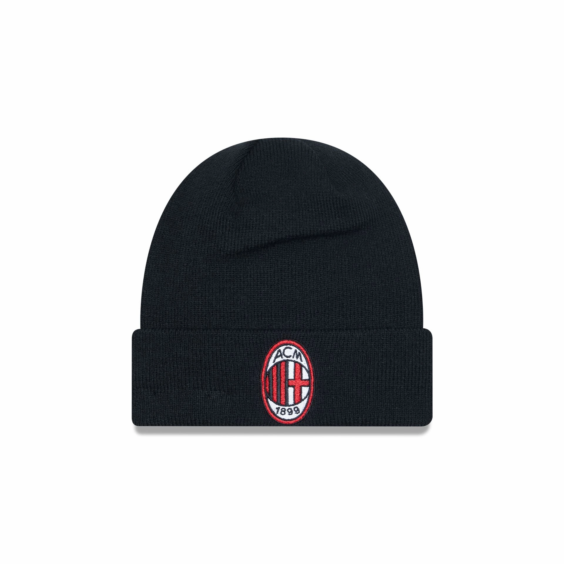 Ac Milan Black Cuff Knit Beanie Hat Daily Hot Deal Trending Savings Now