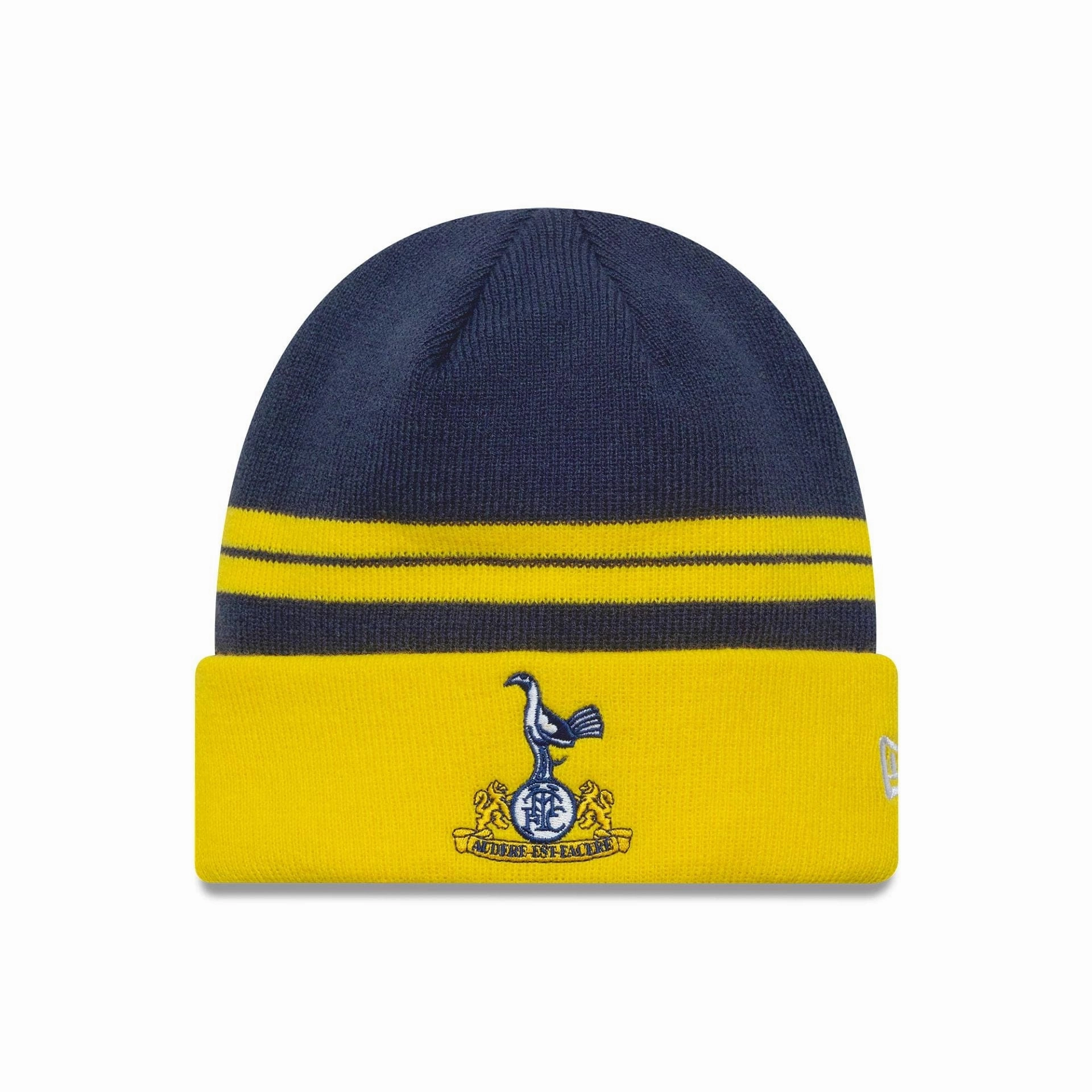 Limited Time Hot Deal Shop Hot Picks Tottenham Hotspur Fc Retro Bright Yellow Cuff Knit Beanie Hat