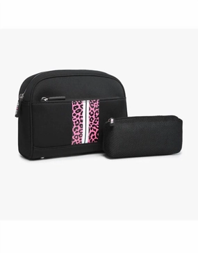 Daily Deal Frenzy Save Big Today Women'S Toni Neoprene Bag In Leopard Pink/Black