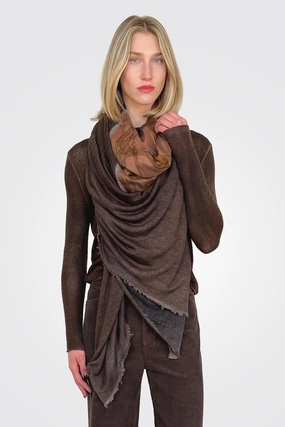 Jumbo Scarf - Brown Multi Shop Grab Offer