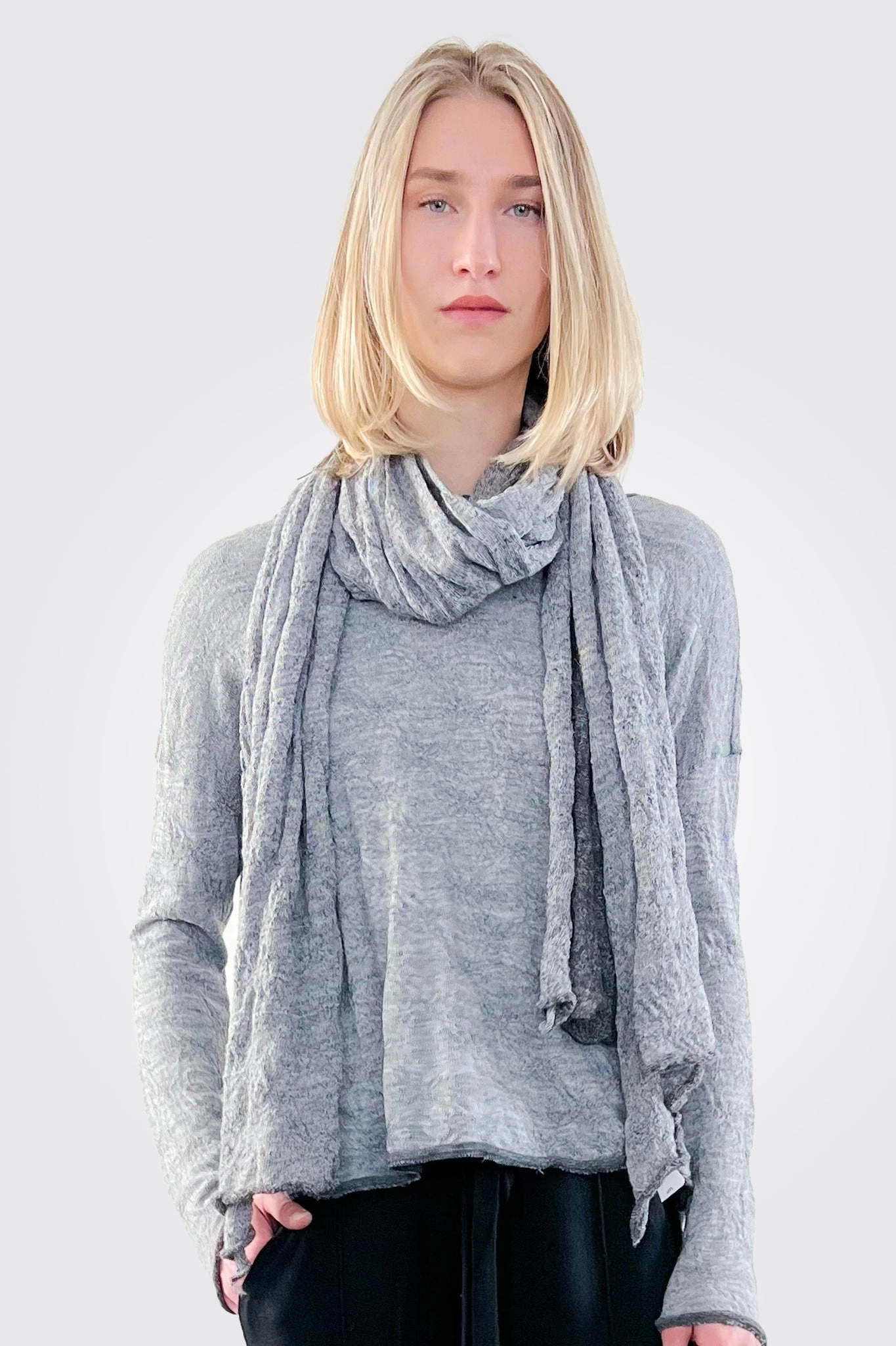 Scarf - Grey Mega Discount Today Save More Online