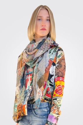 Scarf - Moire Print Exclusive Holiday Deal