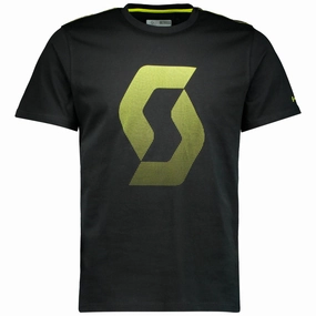 Scott CO Icon Factory Team t-Shirt - Black yellow