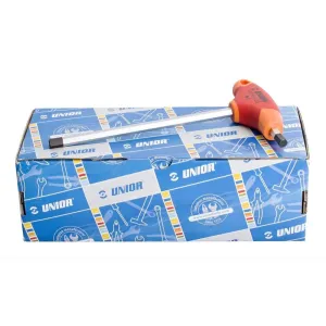 Set of hexagonal head screwdrivers with T-handle in carton box