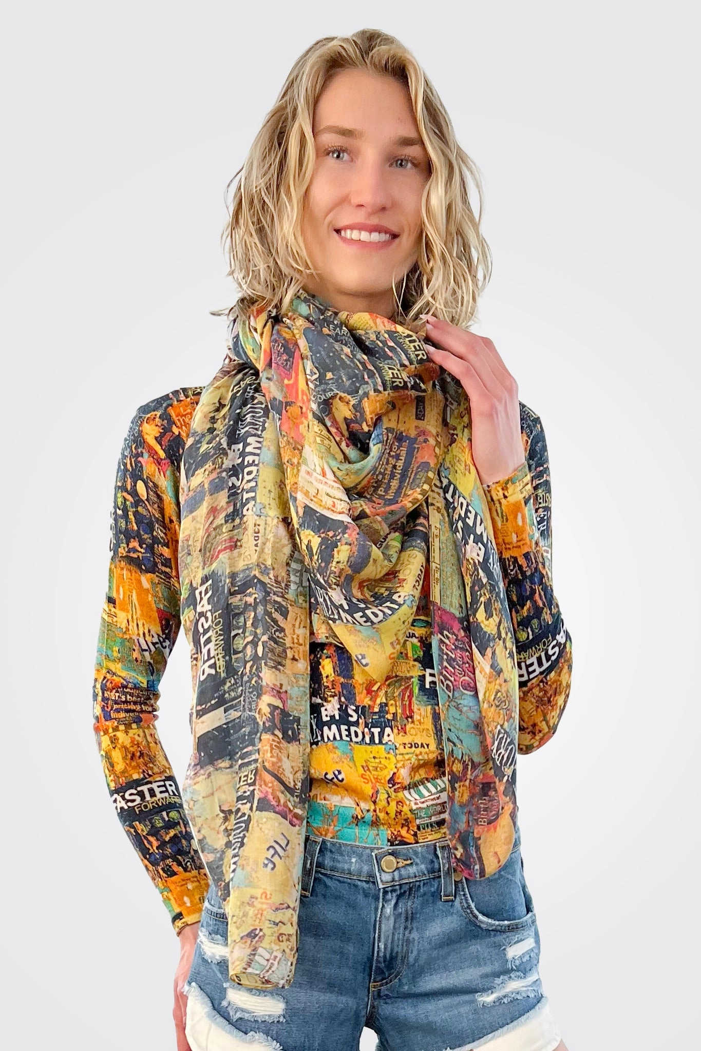 Shawl - Flamee Blue Hot Pick of the Day Online Deal Frenzy