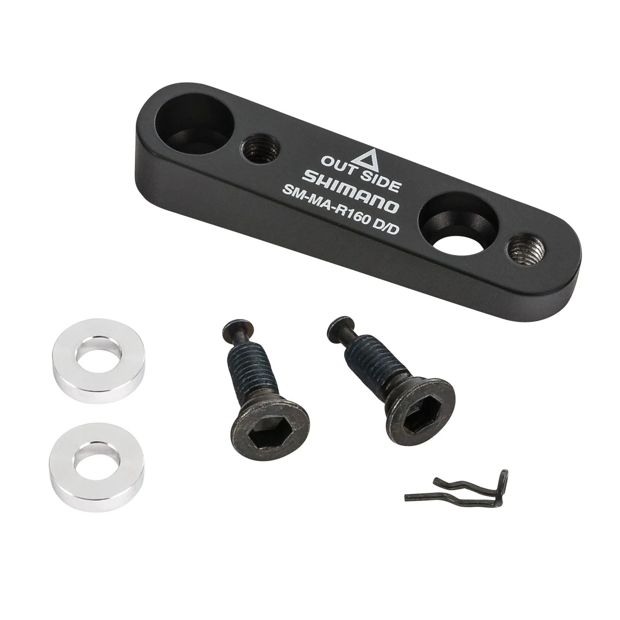 Shimano 160mm Flat Mount Disc Mount Adapter R160 - SM-MA-90-R160 D/D