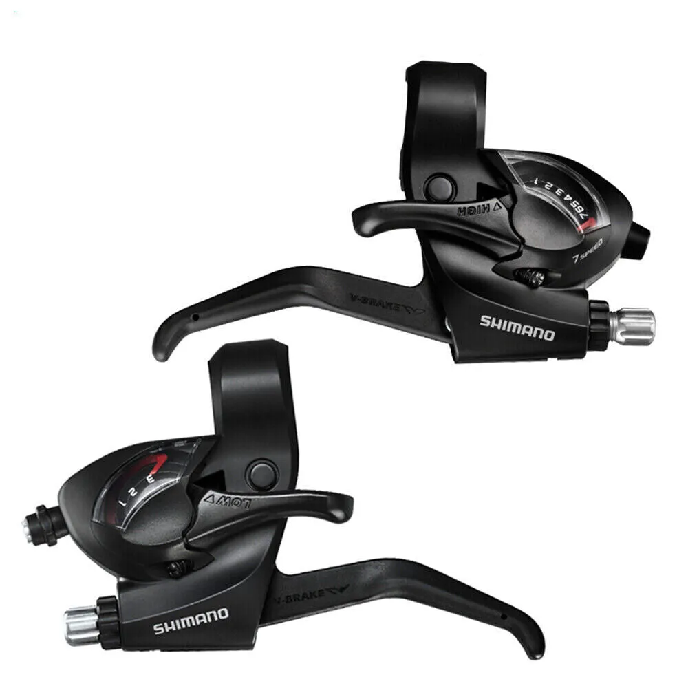 Shimano Altus ST-EF41 7 x 3 Speed Ezi Fire Shifter   Lever Set With Gear Cables