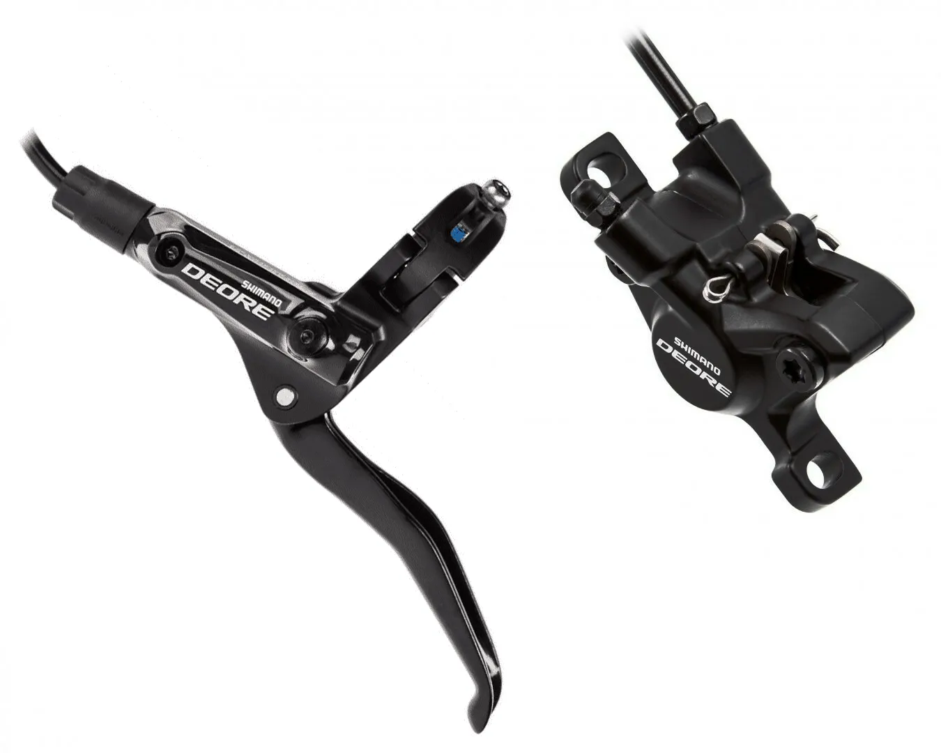 Shimano Deore BR-T615 Disc Brake - Left Hand Lever - 1250mm Hose - Black