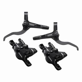Shimano MT401 Hydraulic Disc Brake Set - Black / Silver