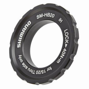 Shimano SM-HB20 Centerlock Rotor Lockring - Black
