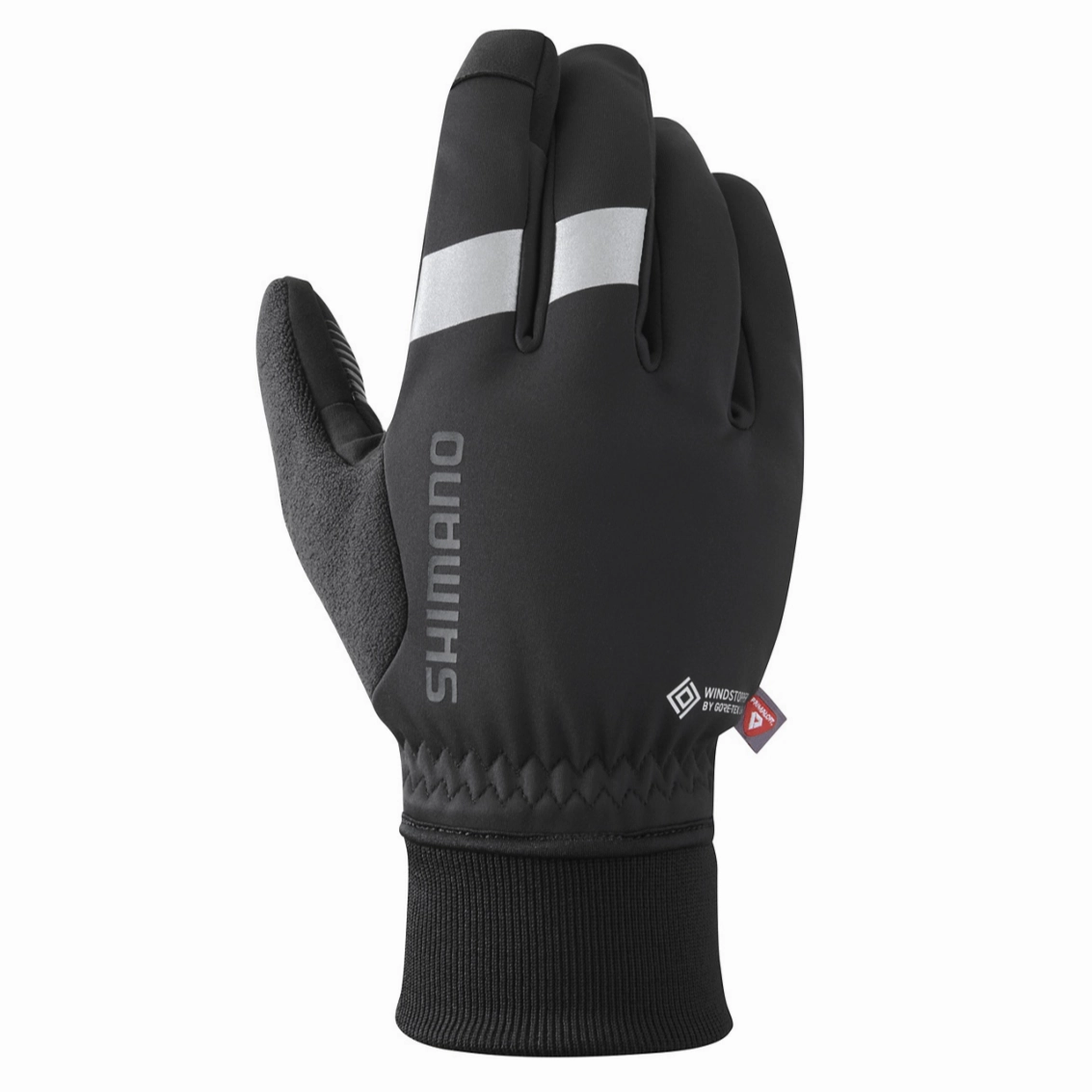 Shimano Windstopper Primaloft gloves - Black