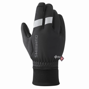 Shimano Windstopper Primaloft gloves - Black
