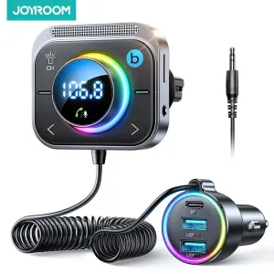 Hot Pick Online Big Savings Event Bluetooth 5.3 Car Adapter, Bluetooth Car Transmitter, Air Vent Installation & Bass Boost, 3 Ports Pd & Qc 3.0 Fm