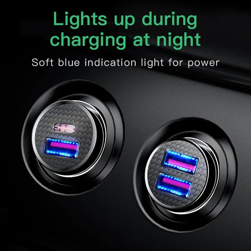 Grab Save Today Dont Miss Todays Deal Baseus Usb Car Charger Quick Charge 4.0 30W Usb Pd For For Iphone, Anroids Fast Charging