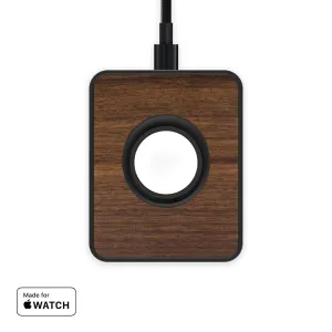 Walnut Elevated Apple Watch Charger Hot Clearance Now