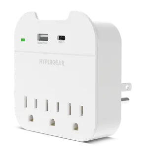 Multi Plug 5 Outlet Extender With Usb-C & Usb Ports | White Grab the Deal Now