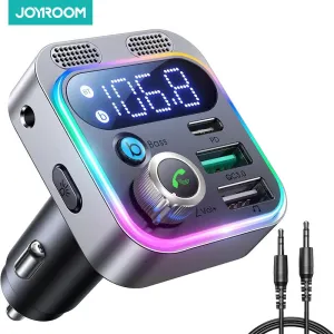 Today Only Special Hot Deal Alert Joyroom Car 48W Charger Bluetooth Adapter With 5.3 Fm Transmitter