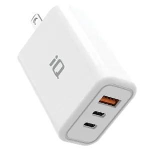 New Arrival Discount Iq 65W Pd Wall Charger With 2 Type C & 1 Type A