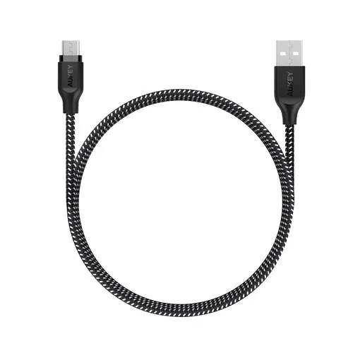 Hot Picks Today Aukey Cb-Am2 Braided Nylon Usb 2.0 To Micro Usb Cable 2M