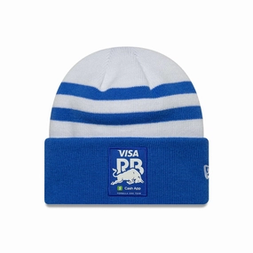 Visa Cash App Racing Bulls Replica Isack Hadjar White Cuff Knit Beanie Hat Flash Offer Today Trending Deals Today