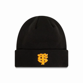 EndofWeek Deals Stade Toulousain Black Cuff Knit Beanie Hat