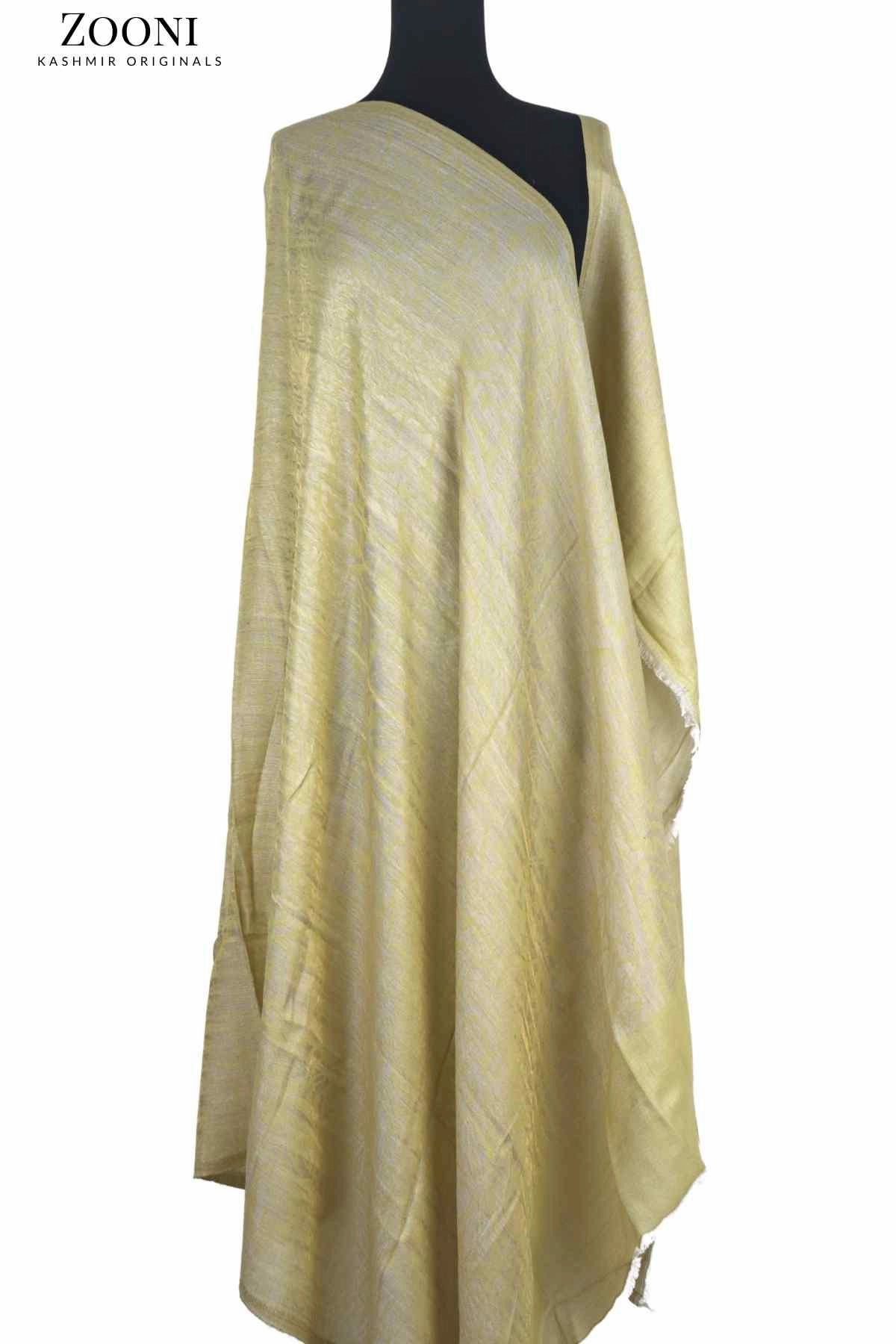 Superfine Cashmere Plain Moonlight Shimmer Shawl - Creme Daily Special Offer Limited Edition Offer